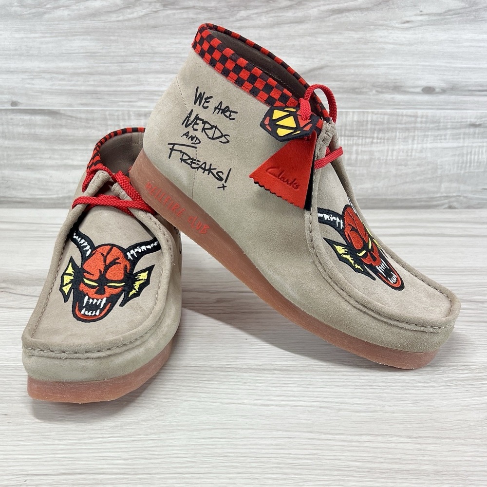 Clarks Originals Wallabee EvoStranger Things Hellfire Club Mens Size 13